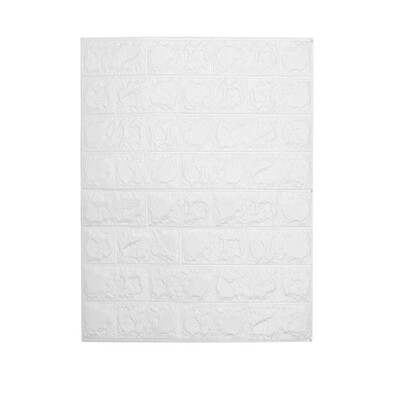 

Brick Wall 3D Wall Stickers Decorative Waterproof PE 30X60cm