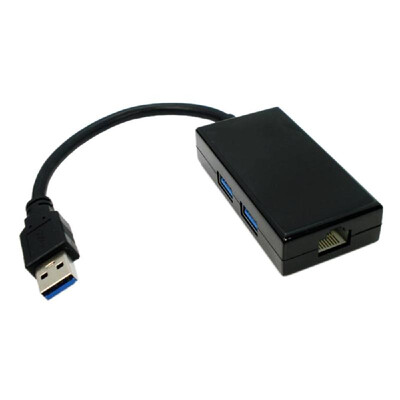 

2 USB 30 1 Gigabit Ethernet Adapter 2 USB 30 Bus-Powered Hub with RJ45 101001000 Gigabit Ethernet Converter LAN Wired