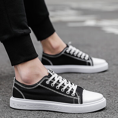 

Harajuku mens shoes summer new canvas shoes student casual shoes Korean fashion shoes Joker youth shoes