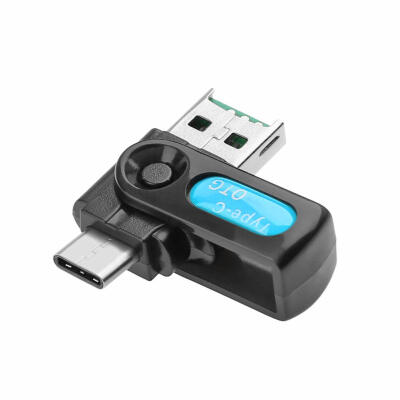 

2 in 1 Type-C USB Phone U Disk Adapter for Micro SD TF Memeory Card Reader