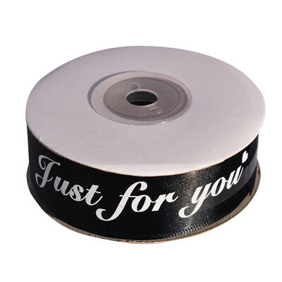 

1 Roll Just For You Printed Gift Packing Ribbon for Wedding Party Decor