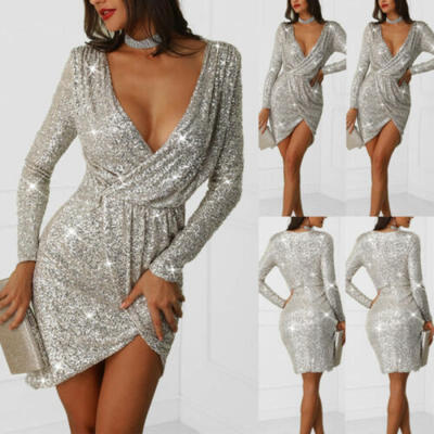 

Womens Ladies Boho Long Mini Dress Evening Party Beach Bodycon Dresses Sundress