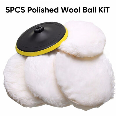 

Wool Buffing Angle Grinder Wheel Felt Polishing Disc Pad Set For Detail Work