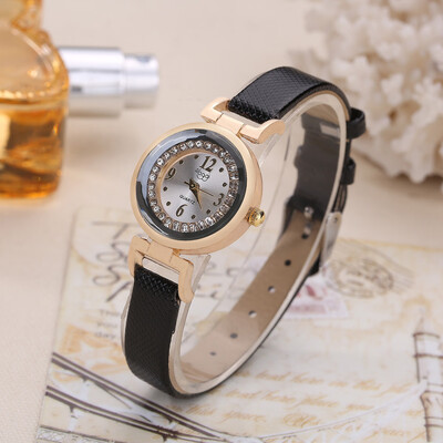 

Ultra-thin ladies candy color thin belt simple watch fashion student quartz watch female models