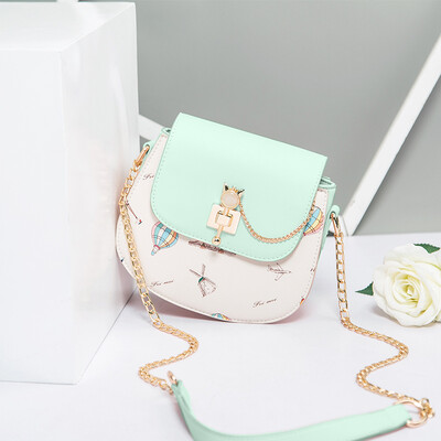 

Summer girls Korean version of student chain shoulder straddle bags Baitie fashion summer small fresh