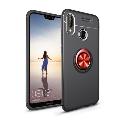 

Goowiiz Phone Case For Huawei Honor 9 Lite10V1010 LitePlay8 Plus EnjoyY9 2018 Luxury Metal Ring Magnetic Bracket Shockproof