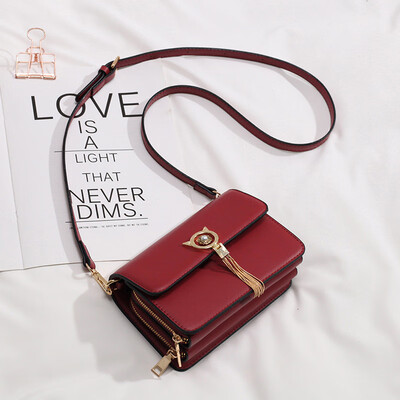 

Autumn new 2019 tide Korean small fresh-and-fresh single-shoulder single-shoulder one-shoulder one-shoulder one-shoulder
