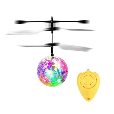 

Remote Control LED Crystal Ball Induction Flying Helicopter