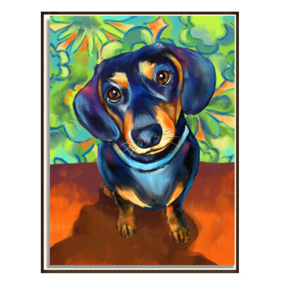 

Gobestart 5D Embroidery Paintings Rhinestone Pasted DIY Diamond Painting Cross Stitch