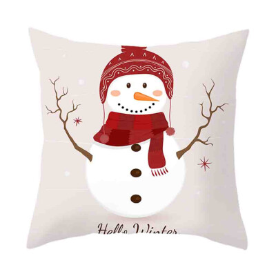 

Siaonvr Christmas Pillow Cover Decor Pillow Case Sofa Waist Throw Cushion Cover