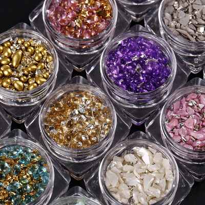 

Toponeto Mixed Round Thin Nail Art Glitter Paillette Nail TipGel Polish Decoration