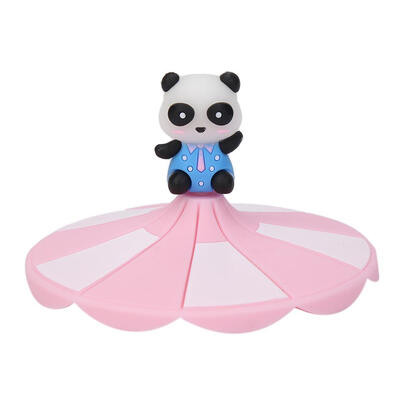 

Reusable Cute Silicone Cup Cover Heat Resistant Sealed Leakproof Cups Lid