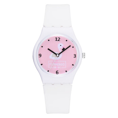 

Korean version of the wild temperament casual student watch female models heart jelly color silicone watch