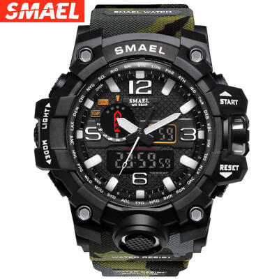 

Military Watch Digital SMAEL Brand Watch  Shock Mens Wristwatch Sport LED Watch Dive 1545B 50m Wateproof Fitness Sport