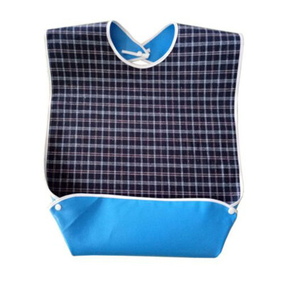 

〖Follure〗Waterproof Bib Adult Mealtime Cloth Protector Detachable Disability Aid Aprons