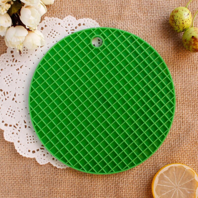 

Toponeto Silicone Heat Insulation Placemat Plate Coaster Round Pad Cup Table Bowl Mat