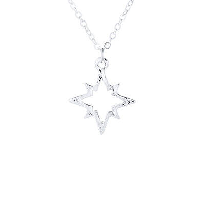

Fashion Jewelry Silver Color You Are My North Star Chocker Necklace Pendant For Women Girl