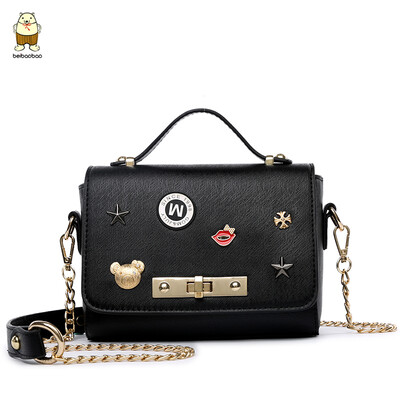 

Small bag womens winter 2019 new tide slung over the shoulder of the bill of lading womens Korean version of Joker mini chain ba
