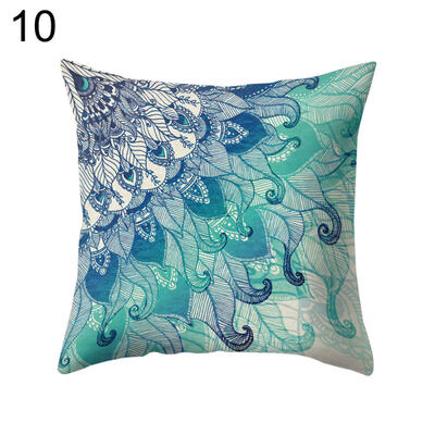

Bohemian Style Square Throw Pillow Protector Case Cushion Cover Sofa Bed Decor