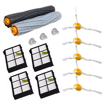 

14PCSSet Tangle-Free Debris Extractor Replacement Kit for iRobot Roomba 800 Series Vacuum Robots Parts