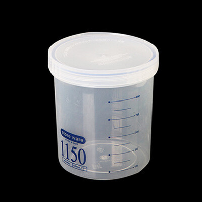 

Toponeto Kitchen Food Storage Plastic Container With Lids Sealing Pot Milk Powder Jar New
