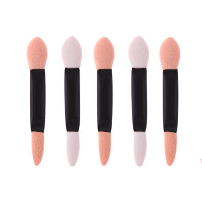 

100pcs Disposable Dual Side Eyeshadow Stick Sponge Brush Makeup Beauty Tool