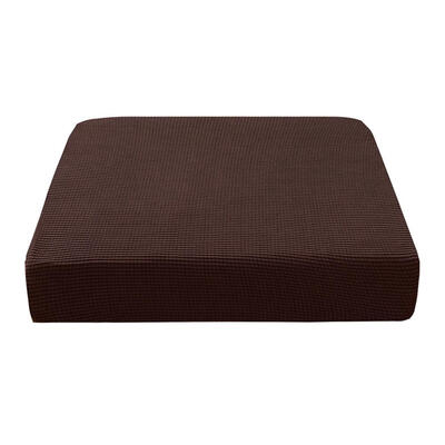 

Removable Brown Knitted Sofa Cover Stretch Couch Towel Tight Wrap Slipcover