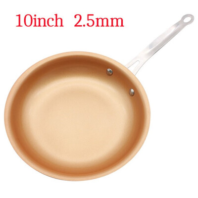 

Non-stick Skillet Copper Red Pan Ceramic Induction Skillet Frying Pan Saucepan Oven & Dishwasher Safe 10 Inches Nonstick Skillet