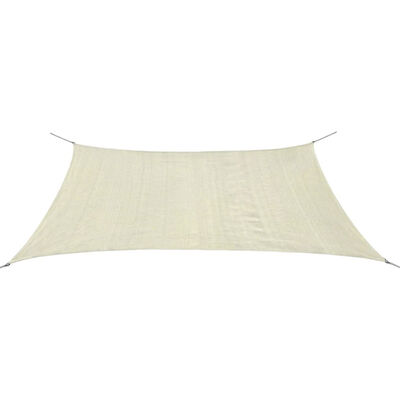 

Sunshade Sail HDPE Rectangular 66x131 Cream