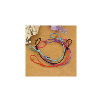 

Elastic Cord Bracelet Making with Iron JumpRings Adjustable Mixed Color 130mm