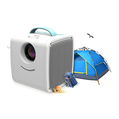 

Q2 Mini Portable LCD Projector 700 Lumens 1080P 70" Kids Video Story Animation Projection Machine Family Education School Busines