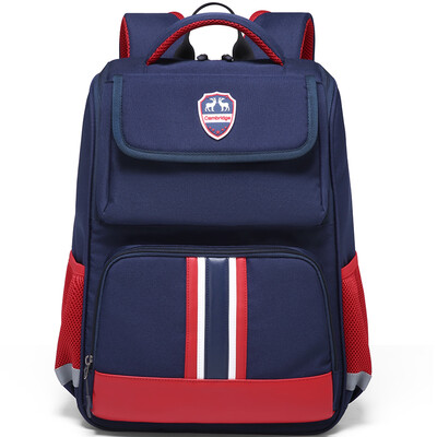 

The ninth city VNINE primary school schoolbag boys&girls childrens ridges schoolbag 1-3-6 grade burden backpacks junior high school students casual bag VD9BV33972J blue with powder