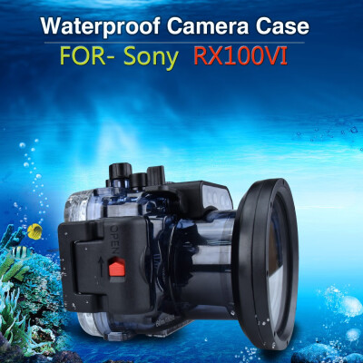 

Seafrog 60M195FT Underwater Waterproof Diving Housing Case Shell Cover Bag fitfor Sony DSC RX100VI RX100 M6 Camera