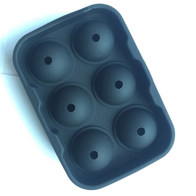 

6 Hole Silicone Ice Cube Ball Drinking Wine Tray Brick Round Maker Mold Sphere Mould Bar Ice Hockey Maker