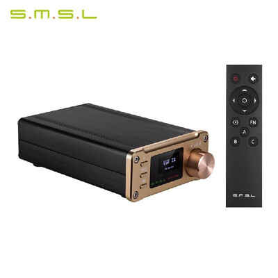 

SMSL SA-50 PLUS Digital Audio Amplifier Music Player Support Memory Card USB Optical Fiber AUX Input with Wireless Remote and