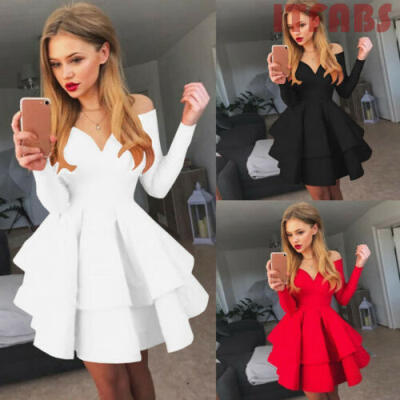 

Women Bandage Bodycon Casual Long Sleeve Business Basic Cocktail Mini Dress US