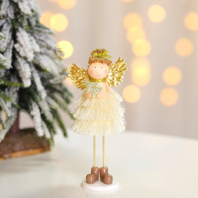 

Gobestart Christmas Decoration Cute Angel Doll Desktop Decoration Childrens Room Decor