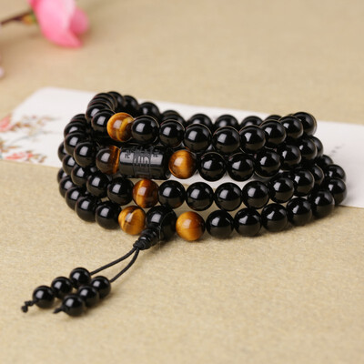 

Bead Bracelet Black Onyx Crystal Bracelet Couple