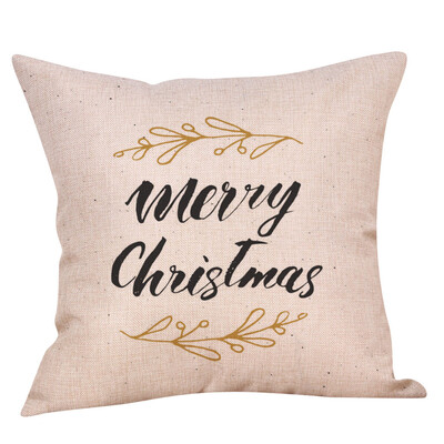

Siaonvr Christmas Throw Pillow Cover Pillowcases Decorative Sofa Cushion Cover
