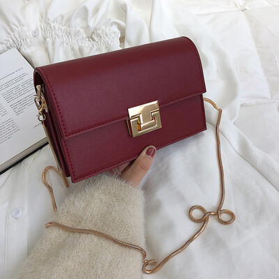 

Qiao Bani 2019 new Korean fashion Dongdaemun wild chain small square bag shoulder diagonal trend female bag
