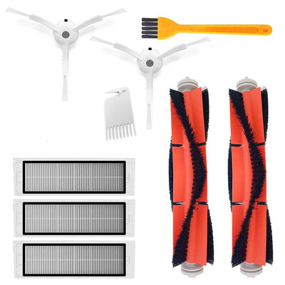 

Main Brush Side Brushes Filter Acc 9 Pcs For XiaomiRoborock S51 Vacuum Cleaner