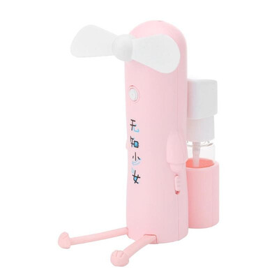 

Creative 3 in 1 Mobile Phone Bracket Spray Mini Fan USB Portable Air Fan
