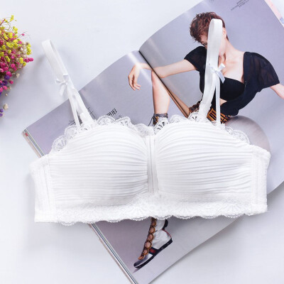 

one-piece Lace Bras Womens Underwear Gathered Sexy Lace Bras Push Up Beauty Back Bra