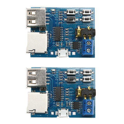 

2p TF Card U Disk MP3 Format Decoder Board Decoding Audio Player Module