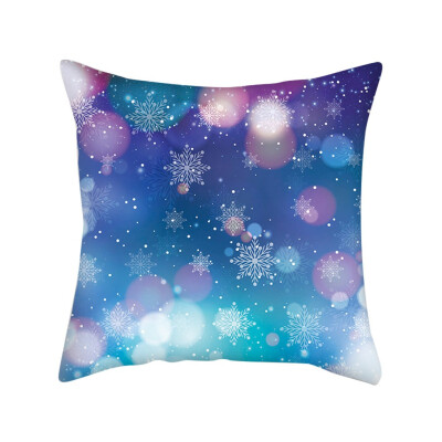 

Tailored New Christmas Pink Snowflake Digital Printing Cushion Pillow Home Pillowcase