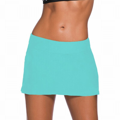 

Summer seaside holiday black casual loose low waist one-piece skirt skirt