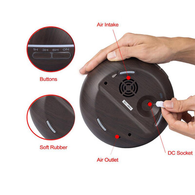 

〖Follure〗300ml Air Aroma Humidifier Ultrasonic Air Aromatherapy Essential Oil Diffuser