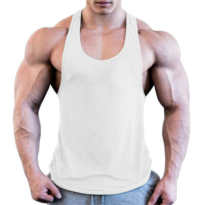 

Mens Bodybuilding Stringer Tank Top Y-Back Gym Workout Sports Vest Shirt Clothes