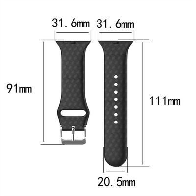 

〖Follure〗Fashion Silicone Replacement Watch For Apple Smart Watch Series 1234 38mm