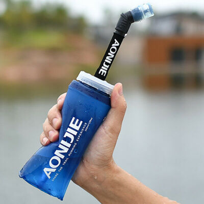 

350ml600ml Flexible Collapsible Foldable Reusable Cycling Water Bottles Ice Bag